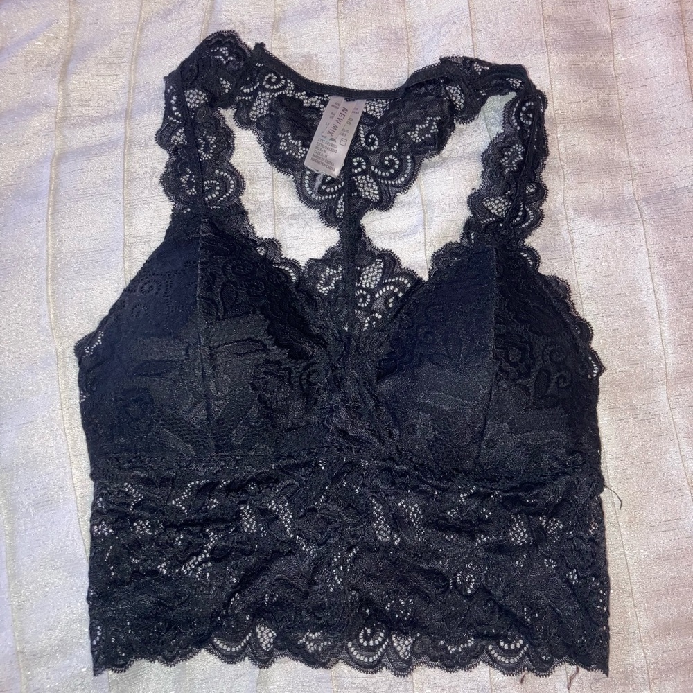 Lacy Bralette Padded Top